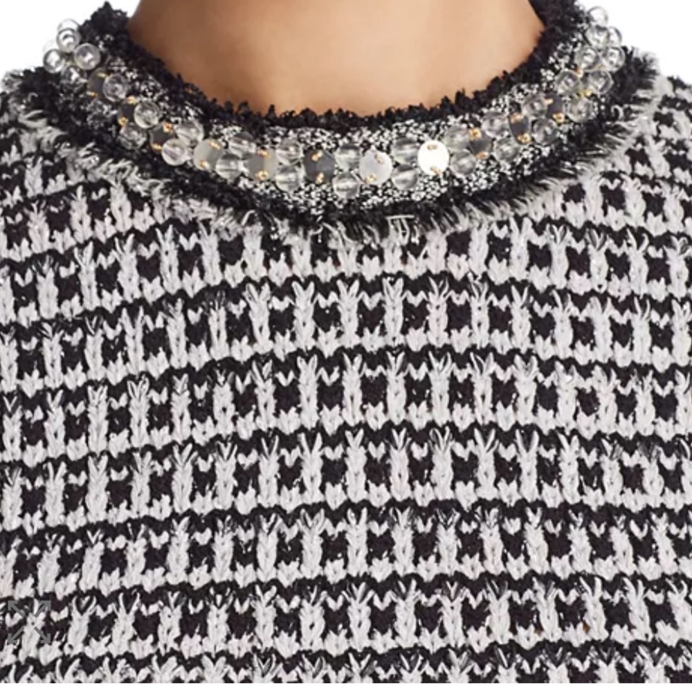 Tory Burch Embellished Tweed dress. Size medium GUC - Picture 11 of 11